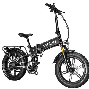 I7 Pro Folding Full Suspension Electric Bike