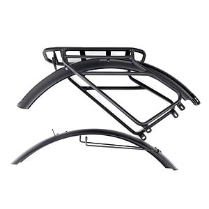Velowave Rear Rack & Fender Kit for Forest Mountain Electric Bike