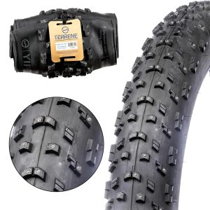 Fat Bike Tire for Bike and Bicycle by Terrene - Yippee Ki Yay 27.5X4.3 Inch Bike Tires for Snow, Ice Traction - Essential Bike Accessories for Fat Tire Bike - Bicycle...