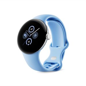 Google Pixel Watch 2 (Previous Model) with the Best of Fitbit - Heart Rate Tracking, Stress Management, Safety Features - Android Smartwatch - Polished Silver Aluminum Case -...