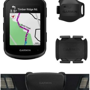 Garmin Edge 840 Bundle, Compact GPS Cycling Computer with Touchscreen and Buttons, Targeted Adaptive Coaching and More – Bundle Includes Speed Sensor, Cadence Sensor and HRM-Dual