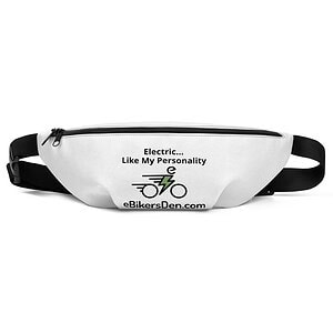 Fanny Pack Waist Bag - "Electric... Like My Personality" - eBikersDen