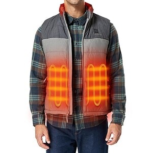 Classic Heated Men's Vest - Green & Gold by ORORO