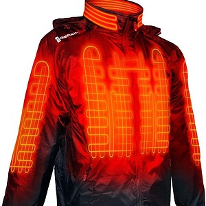 Gerbing 12V Heated Jacket Liner 2.0 – Heated Clothing with 7 Heat Zones, Removable Hood, Motorcycle Gear for Winter Riding